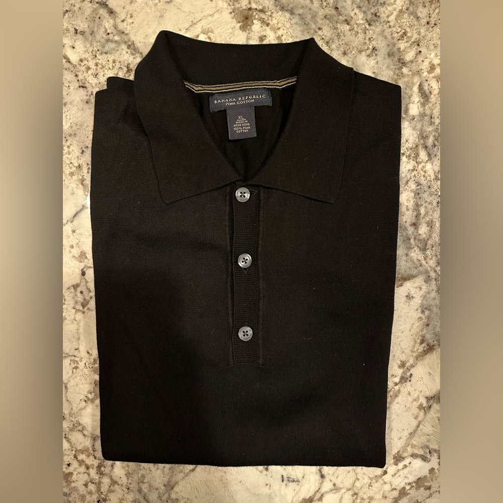 Banana Republic Black Polo